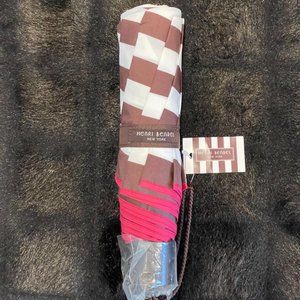 NWT: Henri Bendel Centennial Striped Travel Umbrella